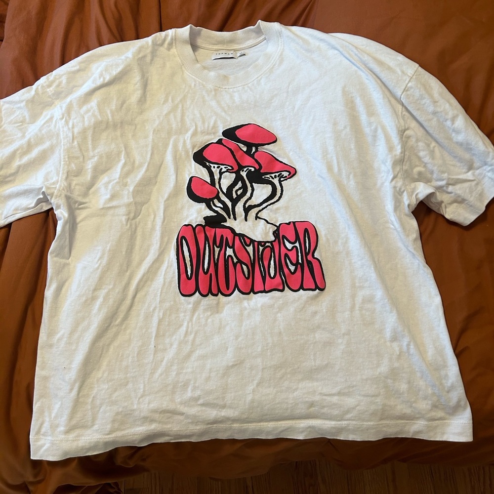 Topman oversized fit mushroom tee